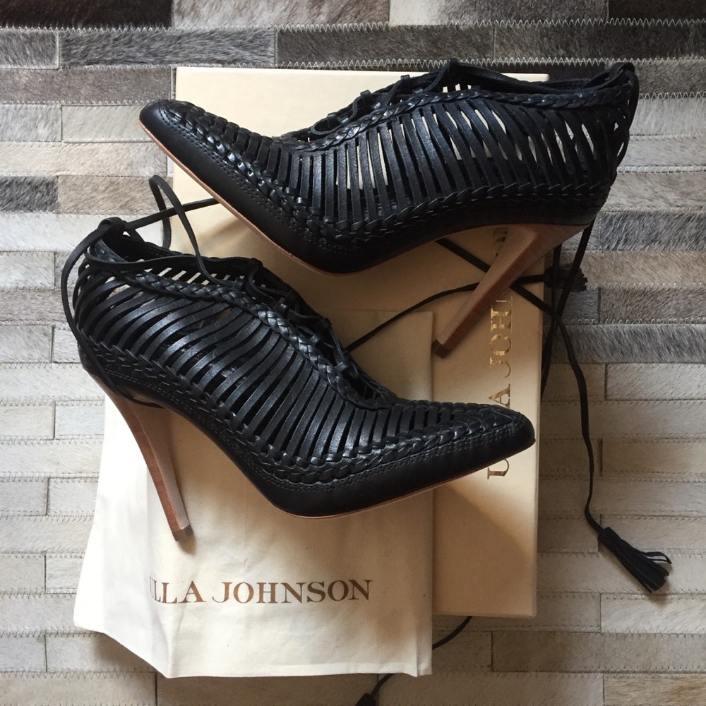 NWT Ulla Johnson Noir Yasmina Bootie sz 37
